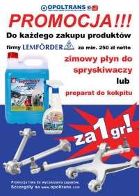   Promocja za zakup produktów firmy Lemforder za min. 250 zł netto  